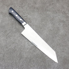  Seisuke Blue Steel No.2 Nashiji Kiritsuke Santoku Japanese Knife 195mm Navy blue Pakka wood Handle - Japanny - Best Japanese Knife
