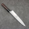 Hideo Kitaoka White Steel No.2 Damascus Mioroshi Deba 240mm Shitan Handle - Japanny - Best Japanese Knife