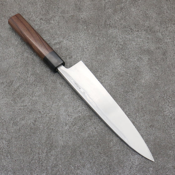 Hideo Kitaoka Blue Steel No.2 Damascus Mioroshi Deba 210mm Shitan Handle - Japanny - Best Japanese Knife