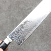 Seisuke Kagami2 AUS10 Mirrored Finish Damascus Sujihiki  240mm Black Pakka wood Handle - Japanny - Best Japanese Knife