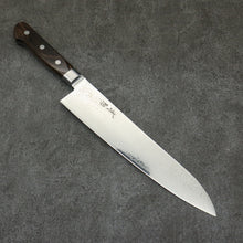  Seisuke VG10 33 Layer Mirrored Finish Damascus Gyuto  240mm Brown Pakka wood Handle - Japanny - Best Japanese Knife