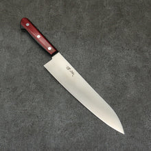  Seisuke SLD Migaki Polish Finish Gyuto  210mm Red Pakka wood Handle - Japanny - Best Japanese Knife