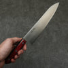 Seisuke SLD Migaki Polish Finish Gyuto  210mm Red Pakka wood Handle - Japanny - Best Japanese Knife