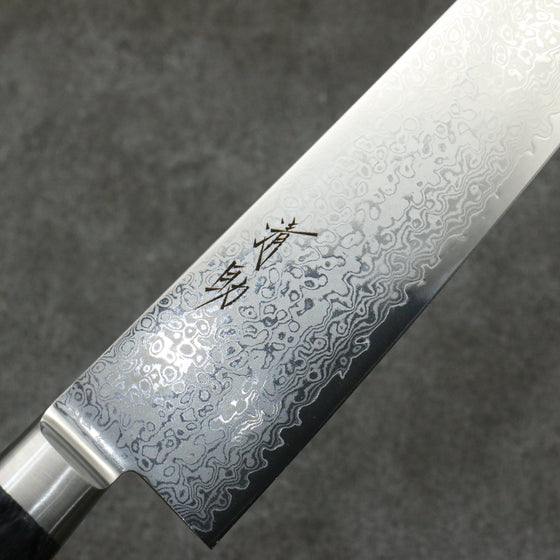 Seisuke VG10 33 Layer Mirrored Finish Damascus Gyuto  240mm Black Pakka wood Handle - Japanny - Best Japanese Knife