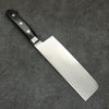 Seisuke VG10 33 Layer Mirrored Finish Damascus Nakiri  165mm Black Pakka wood Handle - Japanny - Best Japanese Knife
