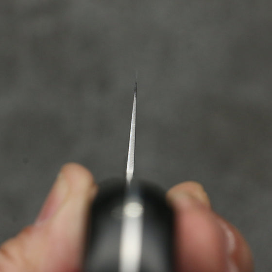 Seisuke VG10 33 Layer Mirrored Finish Damascus Sujihiki  240mm Black Pakka wood Handle - Japanny - Best Japanese Knife