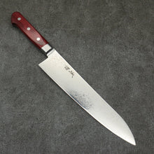  Seisuke VG10 33 Layer Mirrored Finish Damascus Gyuto  240mm Red Pakka wood Handle - Japanny - Best Japanese Knife