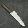 Seisuke Stainless Steel Kiritsuke Santoku  180mm Sandalwood (grey) Handle - Japanny - Best Japanese Knife