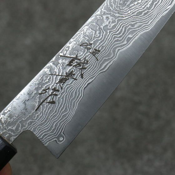 Shigeki Tanaka Harukaze SG2 Damascus Petty-Utility  150mm Walnut Handle - Japanny - Best Japanese Knife