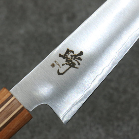 Shigeki Tanaka Majiro Silver Steel No.3 Petty-Utility  150mm Maple, Cherry, Walnut Handle - Japanny - Best Japanese Knife