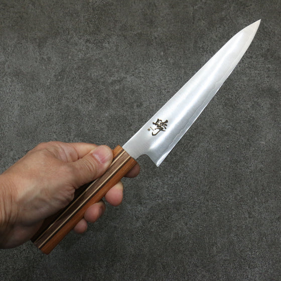 Shigeki Tanaka Majiro Silver Steel No.3 Petty-Utility  150mm Maple, Cherry, Walnut Handle - Japanny - Best Japanese Knife