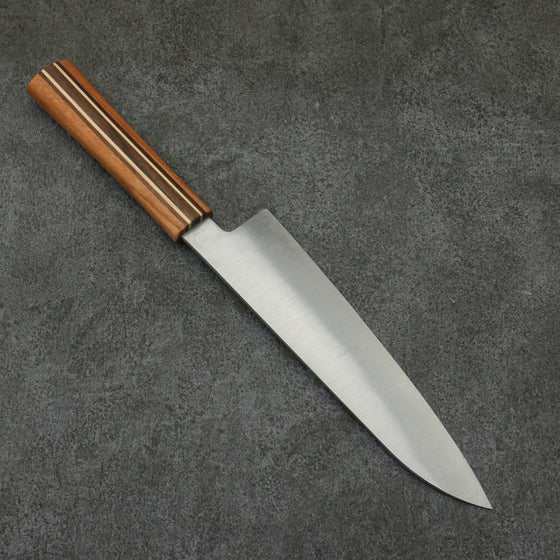 Shigeki Tanaka Majiro Silver Steel No.3 Gyuto  190mm Maple, Cherry, Walnut Handle - Japanny - Best Japanese Knife