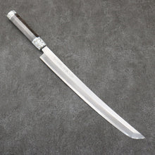  Sakai Takayuki Zangetsu Silver Steel No.3 Sakimaru Yanagiba  330mm Stabilized wood Handle with Sheath - Japanny - Best Japanese Knife
