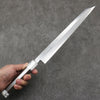 Sakai Takayuki Byakko White Steel No.1 Kiritsuke Yanagiba  300mm Stabilized wood Handle with Sheath - Japanny - Best Japanese Knife