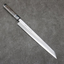  Sakai Takayuki Byakko White Steel No.1 Kiritsuke Yanagiba  300mm Stabilized wood Handle with Sheath - Japanny - Best Japanese Knife