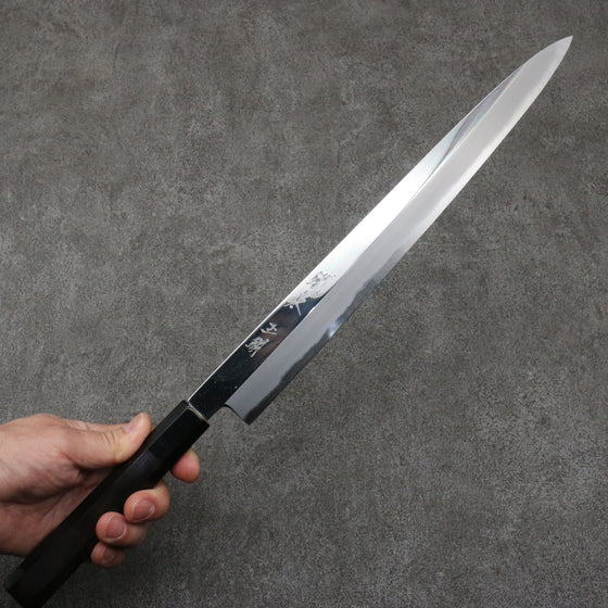 Tessen by Tanaka Tamahagane Yanagiba  315mm Ebony Wood Handle with Sheath - Japanny - Best Japanese Knife