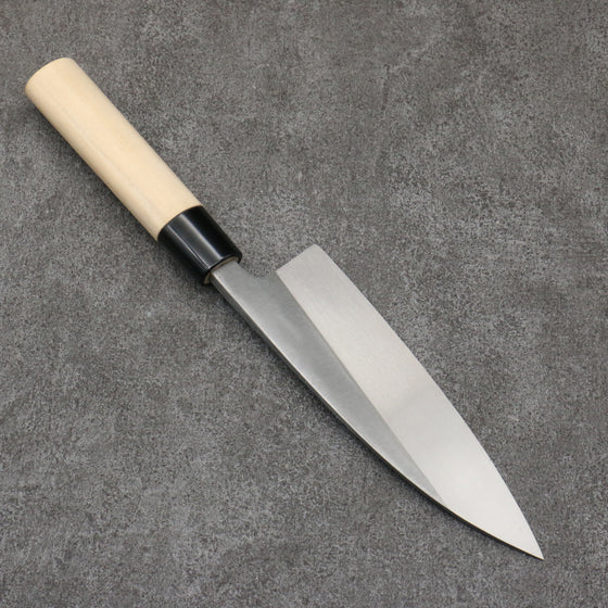 Nakaniida White Steel No.2 Migaki Polish Finish Deba  165mm Magnolia Handle - Japanny - Best Japanese Knife