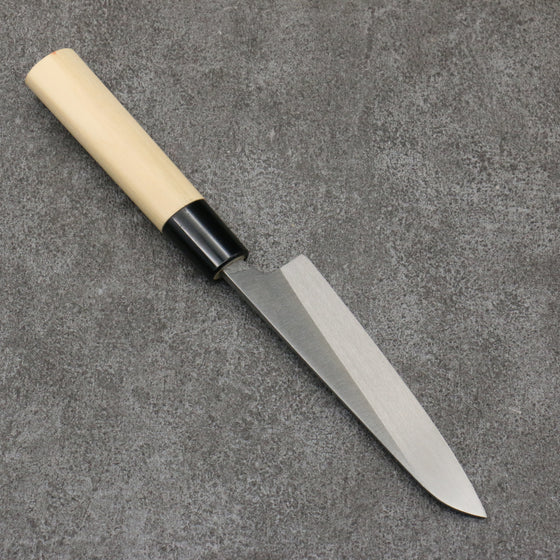 Nakaniida White Steel No.2 Migaki Polish Finish Petty-Utility  120mm Magnolia Handle - Japanny - Best Japanese Knife