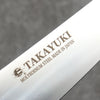 Sakai Takayuki Molybdenum Migaki Finished Gyuto  180mm Black PC(Plastic) Handle - Japanny - Best Japanese Knife
