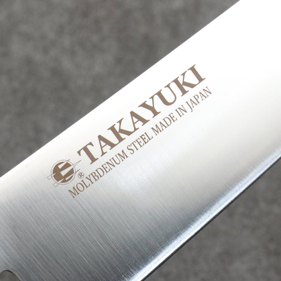 Sakai Takayuki Molybdenum Migaki Finished Gyuto  210mm Black PC(Plastic) Handle - Japanny - Best Japanese Knife