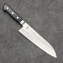  Seisuke VG1 Migaki Polish Finish Santoku  165mm Black Pakka wood Handle - Japanny - Best Japanese Knife