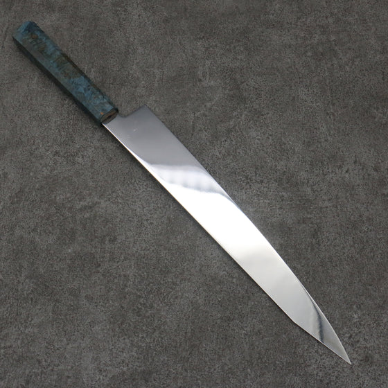 Seisuke VG10 Mirrored Finish Sujihiki  300mm Stabilized wood Handle - Japanny - Best Japanese Knife