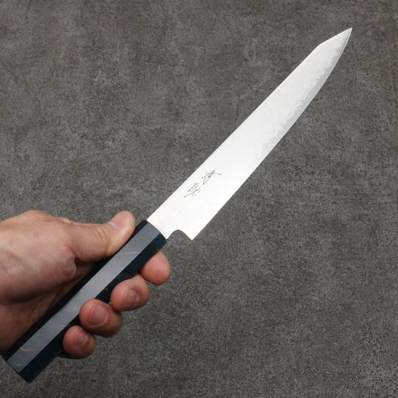 Seisuke VG10 Damascus Petty-Utility  180mm Stabilized wood Handle - Japanny - Best Japanese Knife