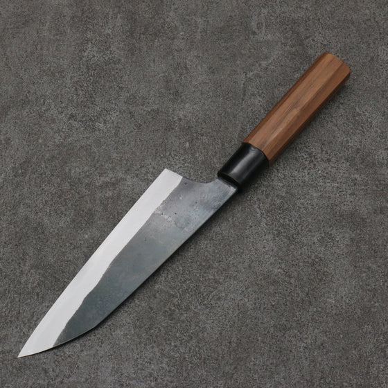 Daisuke Nishida White Steel No.1 Black Finished Santoku  165mm Cherry Tree Handle - Japanny - Best Japanese Knife