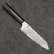  Sakai Takayuki VG10 33 Layer Damascus Kiritsuke Santoku  160mm Ebony(6 sided teardrop) Handle - Japanny - Best Japanese Knife