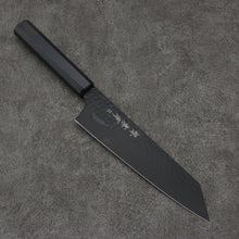  Sakai Takayuki Kurokage VG10 Hammered Teflon Coating Kiritsuke Gyuto  190mm Black Lacquered Handle - Japanny - Best Japanese Knife