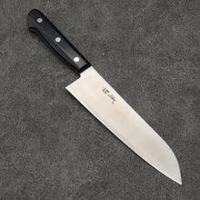  Seisuke SLD Migaki Polish Finish Santoku  180mm Black Pakka wood Handle - Japanny - Best Japanese Knife