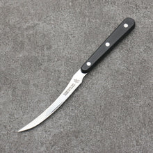  Kanetsune Stainless Steel Tomato Slicer  110mm Black Plastic Handle - Japanny - Best Japanese Knife