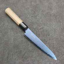  Seisuke VG10 Ion plating Damascus Petty-Utility  150mm Magnolia Handle - Japanny - Best Japanese Knife