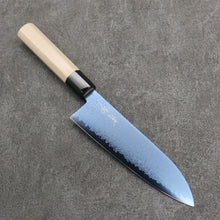  Seisuke VG10 Ion plating Damascus Santoku  180mm Magnolia Handle - Japanny - Best Japanese Knife