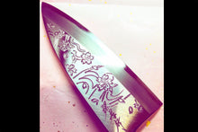  Sakai Takayuki Kasumitogi White Steel Oukaranman engraving Deba - Japanny - Best Japanese Knife