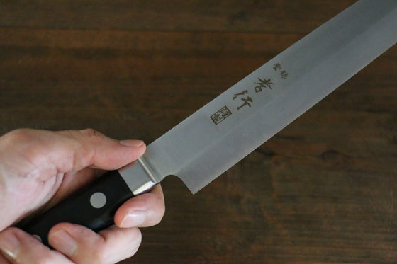 Sakai Takayuki Grand Chef [Left Handed] Swedish Steel-stn Kiritsuke Yanagiba 260mm with Sheath - Japanny - Best Japanese Knife