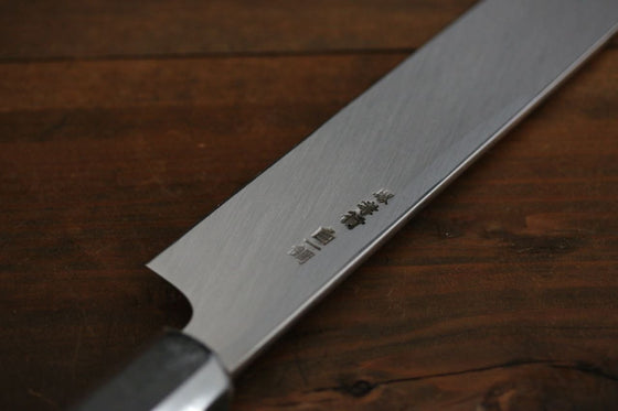 Sakai Takayuki Byakko White Steel No.1 Kiritsuke Yanagiba 300mm Ebony Wood Handle with Sheath - Japanny - Best Japanese Knife
