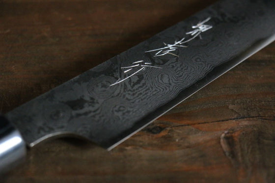 Sakai Takayuki Silver Steel No.3 Damascus Kengata Yanagiba 270mm - Japanny - Best Japanese Knife
