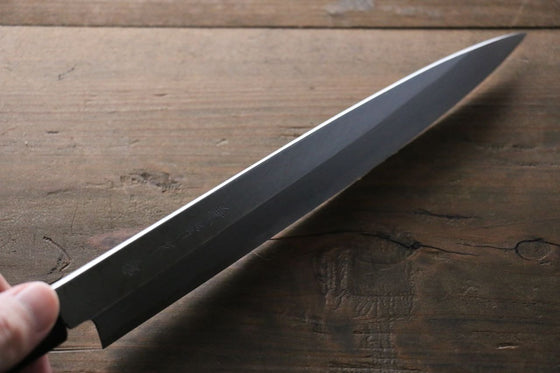 Kanetsune White Steel 11 Layer Damascus Japanese Sushi Sashimi Knife -240mm Shitan Handle - Japanny - Best Japanese Knife