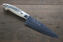  Takeshi Saji SRS13 Hammered Petty-Utility 130mm Cow Bone Handle - Japanny - Best Japanese Knife