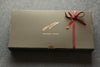 Seisuke Swedish Steel Santoku Mahogany Handle&White Towel Gift set - Japanny - Best Japanese Knife