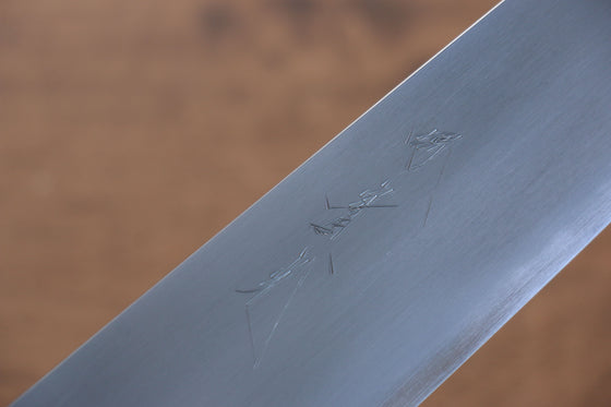 Jikko White Steel No.2 Gyuto  210mm Shitan Handle - Japanny - Best Japanese Knife