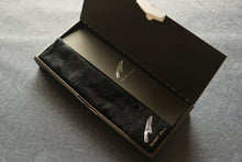 Seisuke Swedish Steel Santoku Mahogany Handle&Black Towel Gift set - Japanny - Best Japanese Knife
