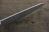 Takeshi Saji SRS13 Hammered Damascus Petty-Utility Japanese Knife 130mm White Stone Handle - Japanny - Best Japanese Knife