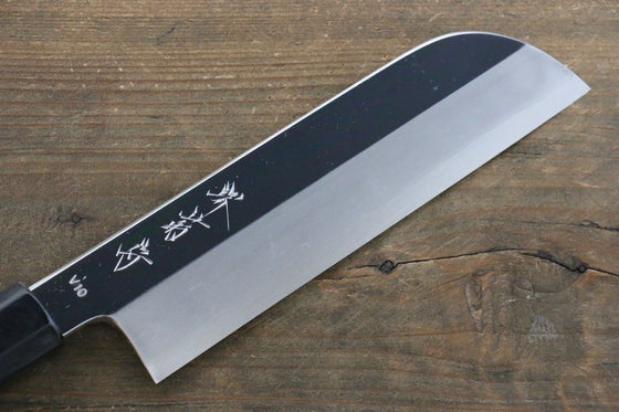 Kikumori VG10 Mirrored Finish Kamagata Usuba Japanese Chef Knife 180mm - Japanny - Best Japanese Knife