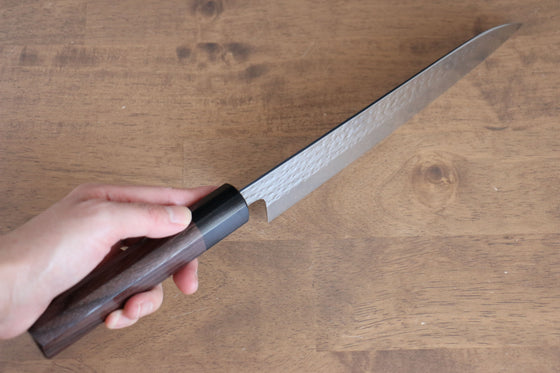 Yu Kurosaki Senko R2/SG2 Hammered Gyuto 210mm Shitan Handle - Japanny - Best Japanese Knife