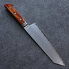 Sakai Takayuki VG5 Hammered Kiritsuke Gyuto  190mm Brown Pakka wood Handle - Japanny - Best Japanese Knife