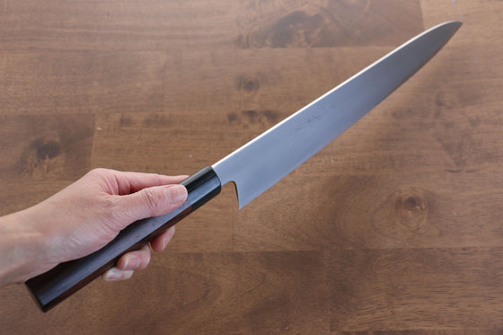 Jikko White Steel No.2 Gyuto  300mm Shitan Handle - Japanny - Best Japanese Knife