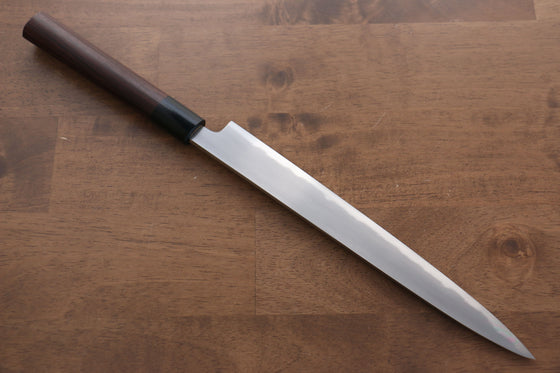 Jikko White Steel No.2 Sujihiki 240mm Shitan Handle - Japanny - Best Japanese Knife