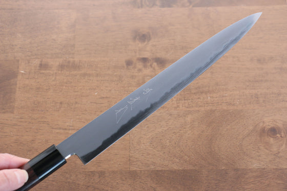 Jikko White Steel No.2 Sujihiki 240mm Shitan Handle - Japanny - Best Japanese Knife
